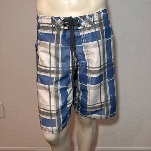 OP Swim Shorts Mens Medium Sz.34 blue color Polyester